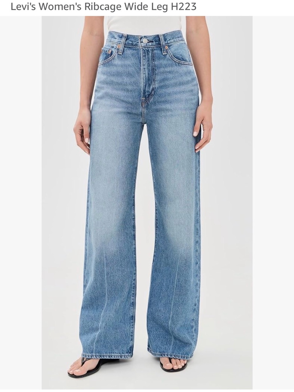 Levi’s Ribcage Wide Leg Super High Rise Jeans